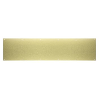 National Kickplate - 6" x 30", Brushed Gold