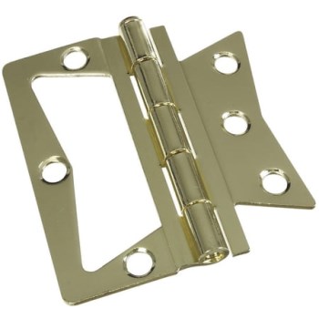 Surface Mounted Hinges, Brass - 3-1/2"