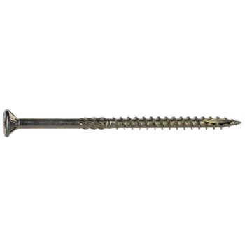 Midwest Fastener Star Drive Wood Screw, Gold - #10 x 3-1/2", 5 lb