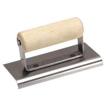 Marshalltown 6"x4" Stainless Concrete Edger