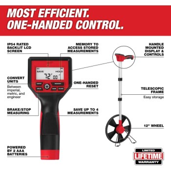 Digital Measuring Wheel - 12"