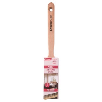 Deluxe Polyester Angle Sash Brush   1-1/2"