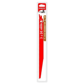 Demo Demon Bi-Metal Recip Blade, 5-Pack - 12", 6/12 TPI