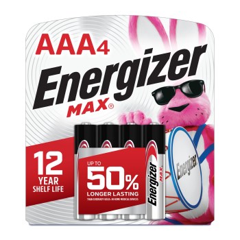 AAA Batteries, Alkaline - 4pk