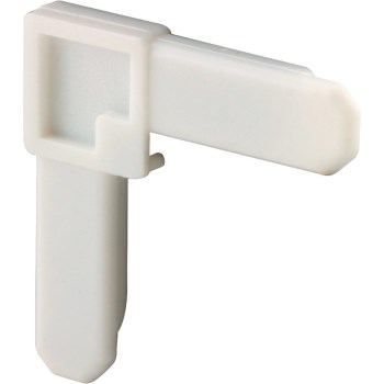 Plastic Screen Frame Corner, White - 5/16", 100pk