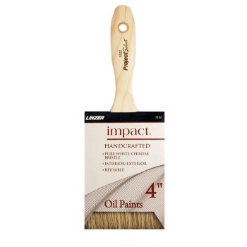 Linzer White Chinese Bristle Paint Brush - 4"