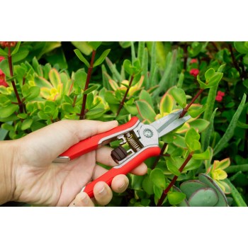Corona Mini Floral Snips, Red