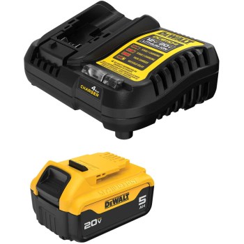 DeWalt 20V MAX XR 5.0 Ah Battery Starter Kit