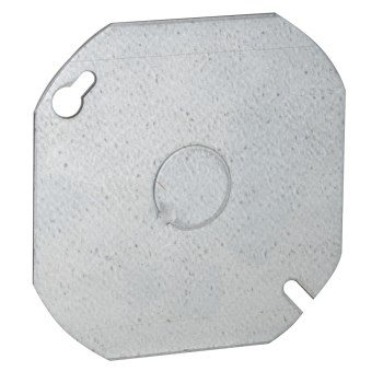Flat Octagon Box Cover, 4 inch