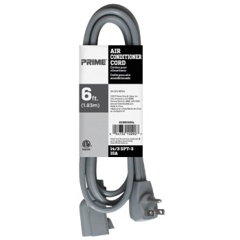 Prime Wire 14/3 Air Conditioner Cord   6 Ft