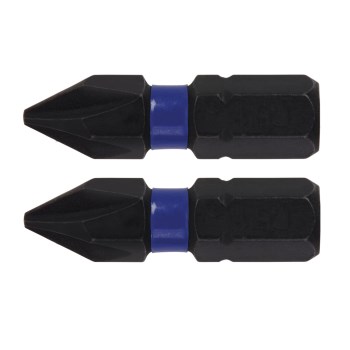 Irwin Impact Performance #1 Phillips Insert Bit   1"    2pk