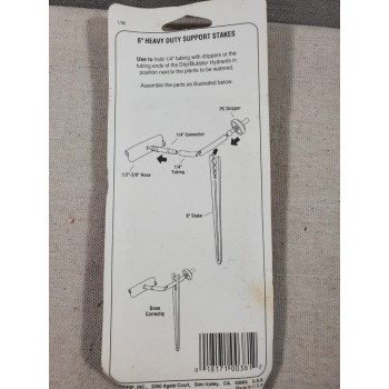 1/4" Tubing Support Stakes - 6", 10pk