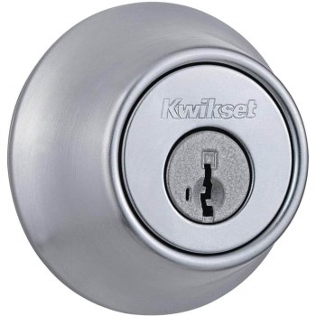 Kwikset 660 Deadbolt, SmartKey, Satin Chrome