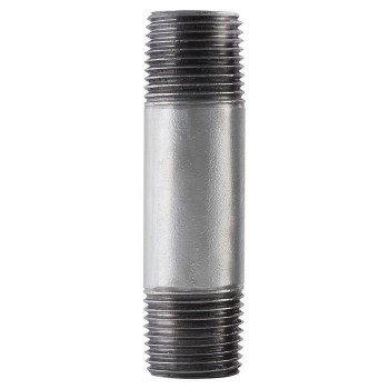 Pipe Nipple, Galvanized Steel - 1/2" x 5"