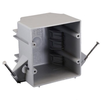 Nail On Switch Box - Double Gang