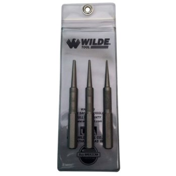 Wilde Tool - 3-Piece Nail Set with Vinyl Pouch