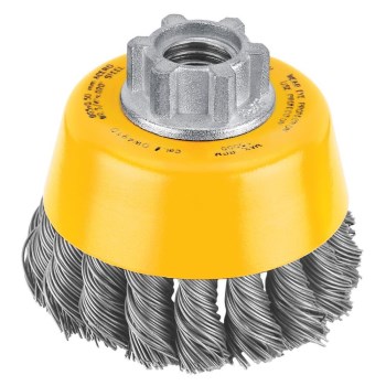 Knotted Cup Brush, High Performance - 3"