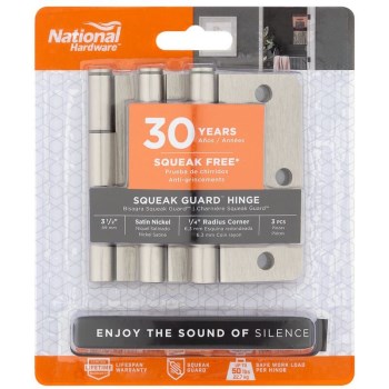 3.5x1/4 3pk Sn Hinge