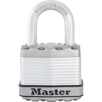 Padlock, Long Shackle - 1-1/2", 4pk