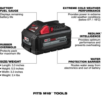 M18 Xc6.0 Battery