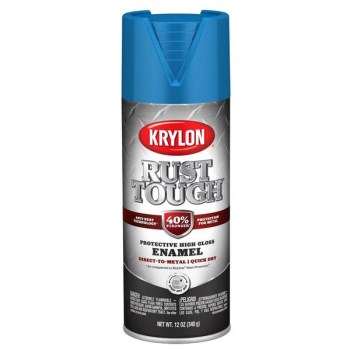 Rust Tough Enamel, Gloss Safety Blue - 12 oz
