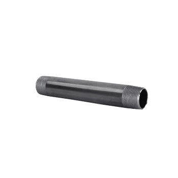 Black Steel Pipe Nipple - 1-1/2" x 3-1/2"