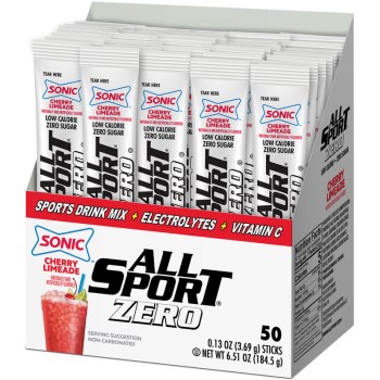 All Sport Zero Powder Sticks, Cherry Limeade - 50pk