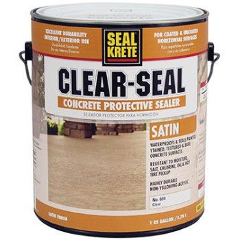 Clear Seal Concrete Protective Sealer, Satin ~ Gallon