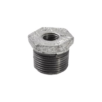 Anvil/Mueller Malleable Hex Bushing, Galvanized - 3/4" x 1/2"