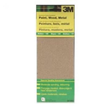 Aluminum Oxide Sanding Sheets, Medium - 3-2/3" x 9"