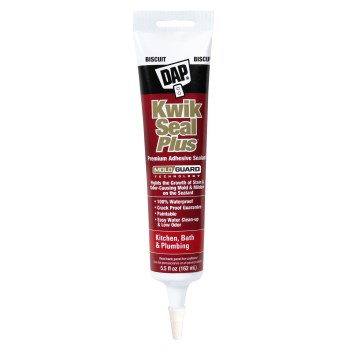 Kwik-Seal Tub and Tile Caulk, Biscuit - 5.5 oz