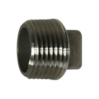 Cored Plug, Stainless Steel 304 - 1"