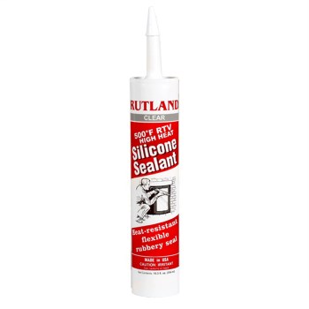 High-Heat Silicone Sealant, Clear - 10.3 oz Tube