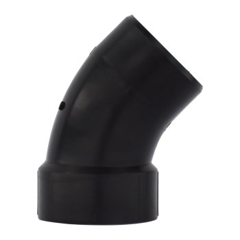 Charlotte Pipe ABS DWV 45 Degree Street Elbow - 3"