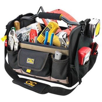 Soft Side Tool Box  Black/Tan    14"