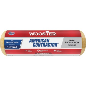 Wooster American Contractor 9" Roller Cover - 1/2" Nap