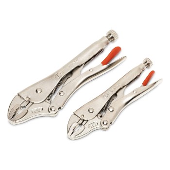 2 Piece Locking Plier Set