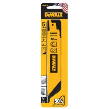 DeWalt Bi-Metal Recip Saw Blade - 9", 14 TPI, 5pk