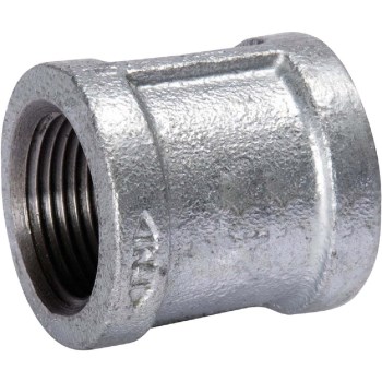 Malleable Iron Coupling, Galvanized - 1/4" FPT
