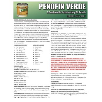 Penetrating Oil Verde, Interior/Exterior - Ebony, One Quart