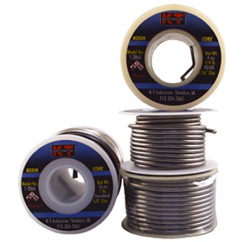 Rosin Core Solder, 40/60 - 1/4 Lb x 1/16" Wire