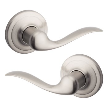 Kwikset Tustin Half Dummy Lever, Satin Nickel - Left Hand