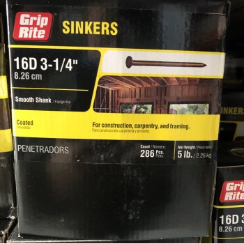 Prime Source 16d (3-1/4") Vinyl-Coated Sinker Nail (5 lb)