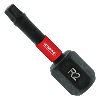 Diablo Square Drive Bit, Bulk Box - #2 x 1", 100pk