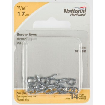 Zinc Screw Eye, Visual Pack 2010 #216 