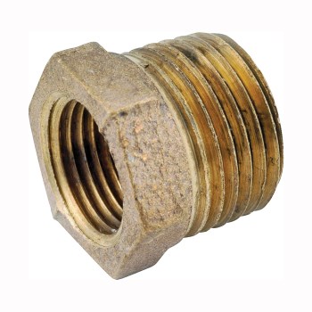 Anderson Metals Lead Free Brass Hex Bushing - 1-1/4" x 1"