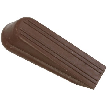 Rubber Door Stop,  Brown ~ 4"  