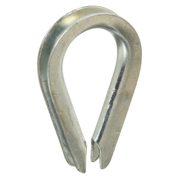 National Wire Rope Thimble, Zinc Plated - 1/8"