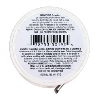 Oatey 50/50 Leaded Wire Solder - 1/2 Lb