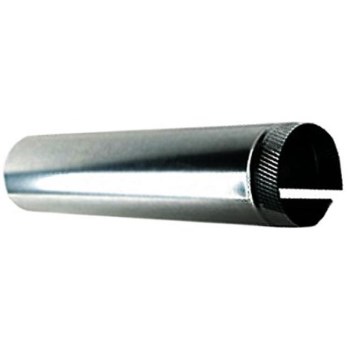 Gray Metal Galvanized Furnace Pipe - 3" x 24", 26 Gauge